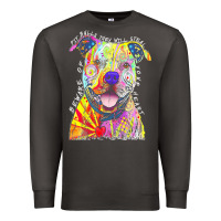 Smoke pitbull t  shirt beware of pitbulls they will steal your heart t  shir Premium Sweatshirt - linhVisuals