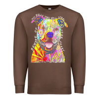 Chestnut pitbull t  shirt beware of pitbulls they will steal your heart t  shir Premium Sweatshirt - linhVisuals
