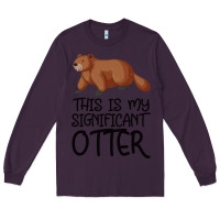 Plum this is my significant otter Long Sleeve Tee - Bettercallsaul