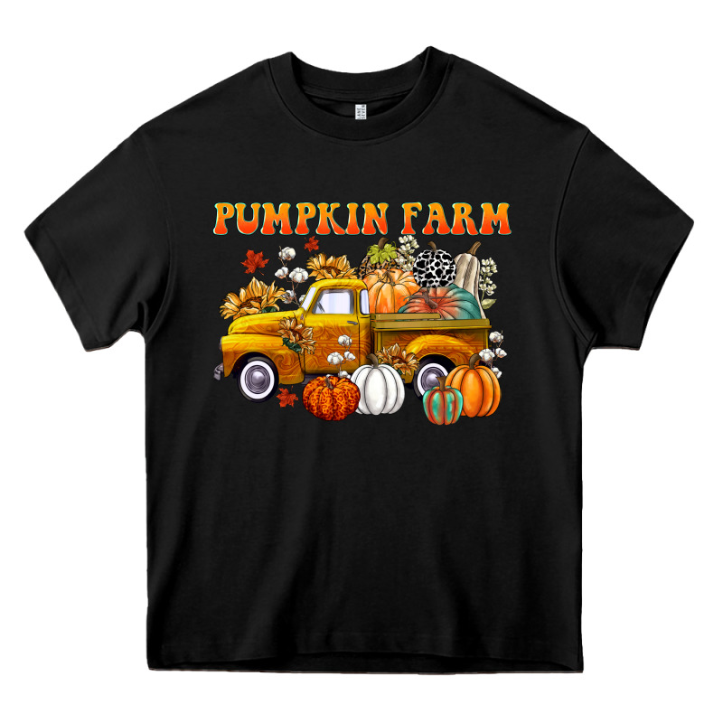 Pumpkin Farm Heavy Core Tee by CowGirlArtShop | Teevron