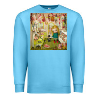 Ocean Blue Mark Ryden - The Magic Sircus Premium Sweatshirt - linhVisuals