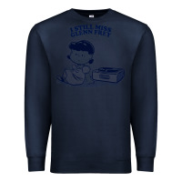 Navy i still miss glenn frey, vinyl collector fan design Premium Sweatshirt - linhVisuals