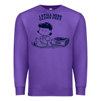 Purple i still miss glenn frey, vinyl collector fan design Premium Sweatshirt - linhVisuals