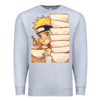 Heather Grey Nar Manga Ruto Ramen Premium Sweatshirt - linhVisuals