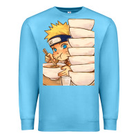 Ocean Blue Nar Manga Ruto Ramen Premium Sweatshirt - linhVisuals