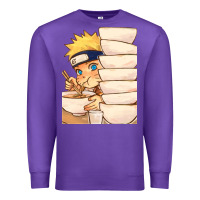 Purple Nar Manga Ruto Ramen Premium Sweatshirt - linhVisuals