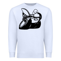 White Scat pack Premium Sweatshirt - linhVisuals