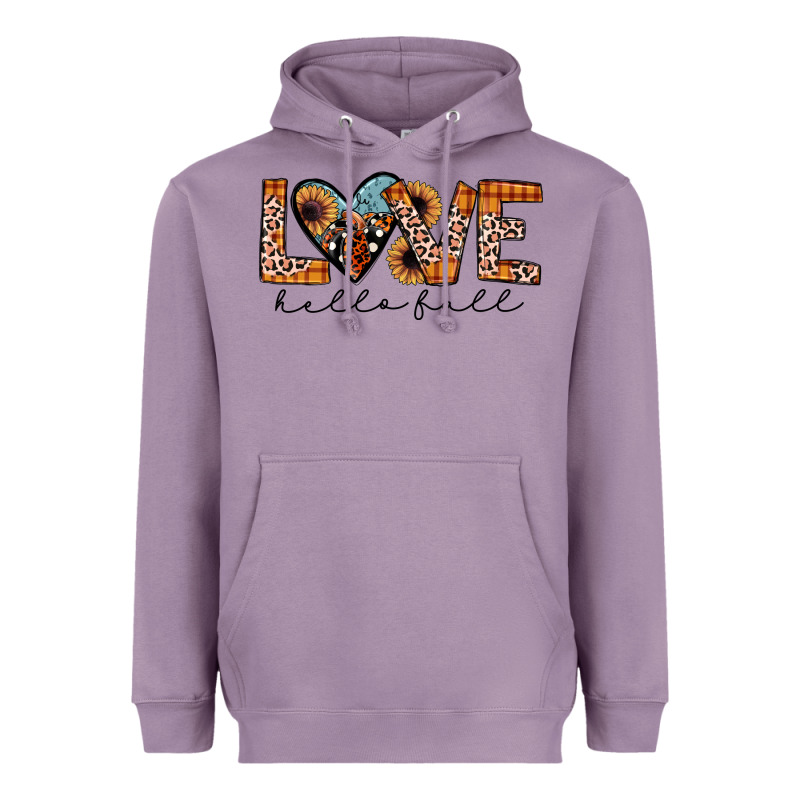 Hello Fall Love Heavyweight Hoodie by JahusDesignShop | Teevron