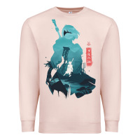 Pale Pink Nier Automata Premium Sweatshirt - linhVisuals