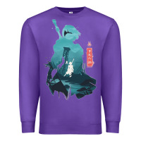 Purple Nier Automata Premium Sweatshirt - linhVisuals