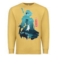 Antique Gold Nier Automata Premium Sweatshirt - linhVisuals