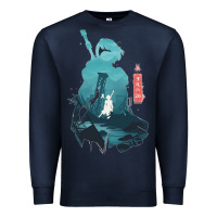 Navy Nier Automata Premium Sweatshirt - linhVisuals
