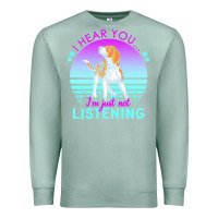 Seafoam beagle t  shirt i hear you i'm just not listening beagle lover t  shir Premium Sweatshirt - linhVisuals