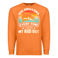 Carrot she swallows every time i bring my rod t  shirt she swallows every tim Premium Sweatshirt - linhVisuals