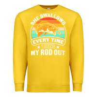 Lemon she swallows every time i bring my rod t  shirt she swallows every tim Premium Sweatshirt - linhVisuals