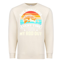 Sandshell she swallows every time i bring my rod t  shirt she swallows every tim Premium Sweatshirt - linhVisuals