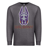 Charcoal Heather Ualbany Great Danes Premium Sweatshirt - linhVisuals