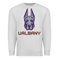 Dove Grey Ualbany Great Danes Premium Sweatshirt - linhVisuals