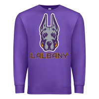 Purple Ualbany Great Danes Premium Sweatshirt - linhVisuals