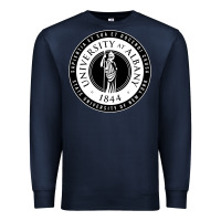 Navy University Albany Suny Premium Sweatshirt - linhVisuals