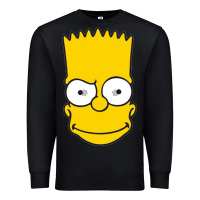 Black kartun bart simpson mask Premium Sweatshirt - linhVisuals