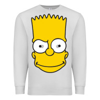Dove Grey kartun bart simpson mask Premium Sweatshirt - linhVisuals