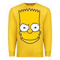 Lemon kartun bart simpson mask Premium Sweatshirt - linhVisuals