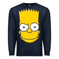 Navy kartun bart simpson mask Premium Sweatshirt - linhVisuals