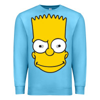Ocean Blue kartun bart simpson mask Premium Sweatshirt - linhVisuals