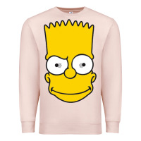 Pale Pink kartun bart simpson mask Premium Sweatshirt - linhVisuals