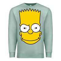 Seafoam kartun bart simpson mask Premium Sweatshirt - linhVisuals