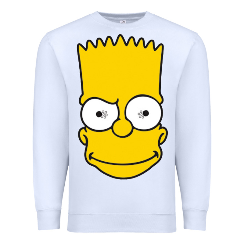 Kartun Bart Simpson Mask Premium Sweatshirt by linhVisuals | Teevron