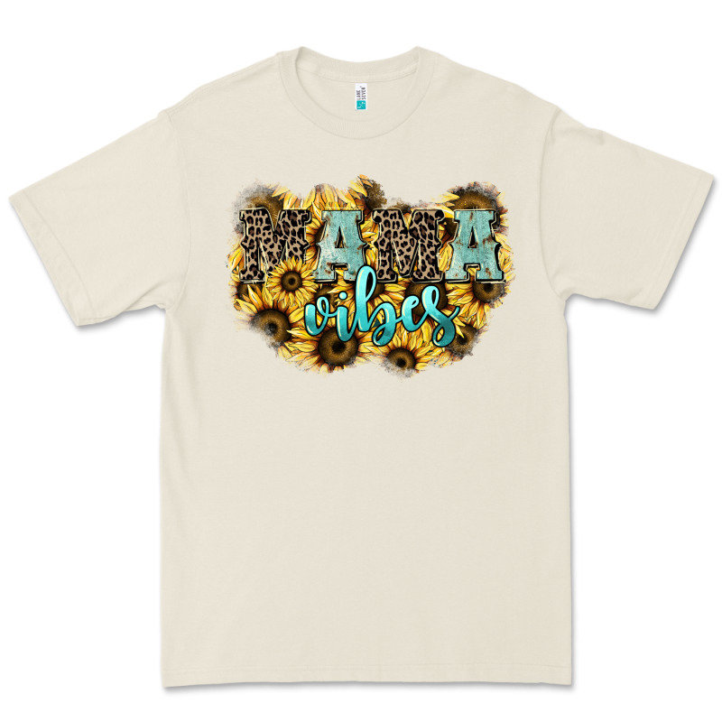 Mama Vibes Leopard Mother's Day Premium Tee by HowdyJamesFarm | Teevron