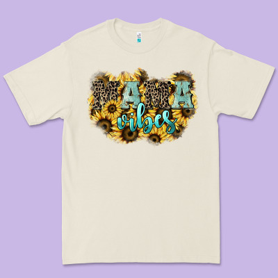 Mama Vibes Leopard Mother's Day Premium Tee Designed By Howdyjamesfarm
