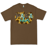 Cacao Mama vibes leopard mother's day Premium Tee - HowdyJamesFarm
