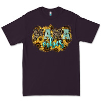 Plum Mama vibes leopard mother's day Premium Tee - HowdyJamesFarm
