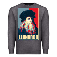 Charcoal Heather leonardo Premium Sweatshirt - linhVisuals