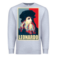 Heather Grey leonardo Premium Sweatshirt - linhVisuals