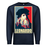 Navy leonardo Premium Sweatshirt - linhVisuals
