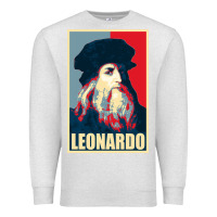 Oatmeal Heather leonardo Premium Sweatshirt - linhVisuals
