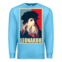 Ocean Blue leonardo Premium Sweatshirt - linhVisuals