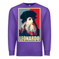 Purple leonardo Premium Sweatshirt - linhVisuals
