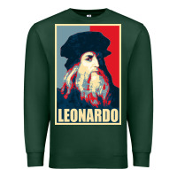 Sports Green leonardo Premium Sweatshirt - linhVisuals
