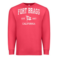 Cardinal fort bragg california ca vintage boat anchor flag design tee Premium Sweatshirt - linhVisuals