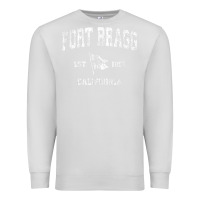 Dove Grey fort bragg california ca vintage boat anchor flag design tee Premium Sweatshirt - linhVisuals