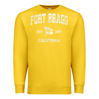 Lemon fort bragg california ca vintage boat anchor flag design tee Premium Sweatshirt - linhVisuals