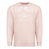 Pale Pink fort bragg california ca vintage boat anchor flag design tee Premium Sweatshirt - linhVisuals