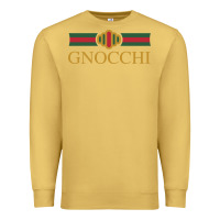Antique Gold Gnocchi Classic Fashion Parody Pasta Noodles Italian Premium Sweatshirt - linhVisuals
