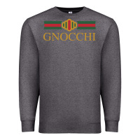 Charcoal Heather Gnocchi Classic Fashion Parody Pasta Noodles Italian Premium Sweatshirt - linhVisuals