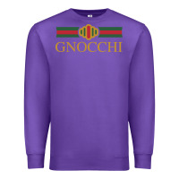 Purple Gnocchi Classic Fashion Parody Pasta Noodles Italian Premium Sweatshirt - linhVisuals